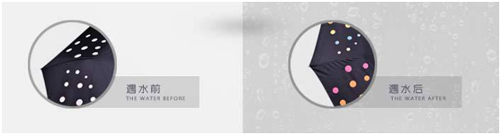 遇水前後對（duì）比