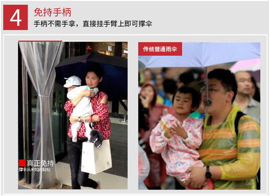 反向傘（sǎn）免持（chí）手（shǒu）柄